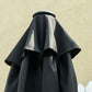 8.5' Round Aluminum Patio Umbrella Garden Parasol Market Sunshade Tilt Canopy w/ 6 Ribs, Crank Handle, Black