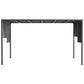 10' x 13' Outdoor Patio Pergola with Sliding Roof, LED Lights, Solar Powered for Garden, Lawn, Backyard, Dark Grey