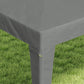 10x10ft Party Tent Portable Gazebo, Folding Garden Canopy Event Shelter Outdoor Sunshade Grey