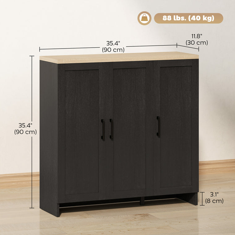 Sideboard Buffet Cabinet with 3 Doors