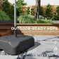 Patio Umbrella Base with Wheels, Telescopic Handle, 158 lb Sand/99 lb Water Filled Outdoor Patio Umbrella Stand, Black