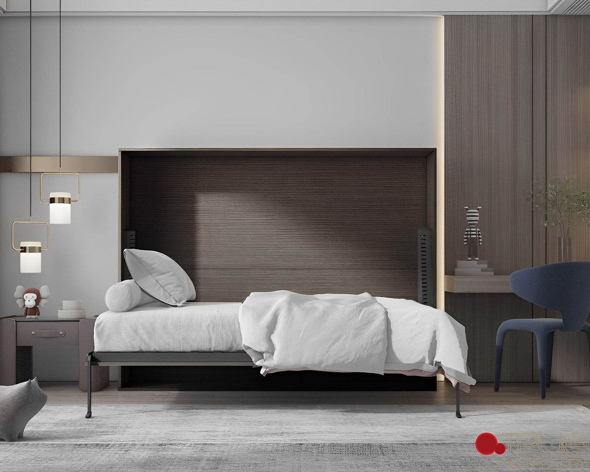 Heidi Horizontal Murphy Bed Brown