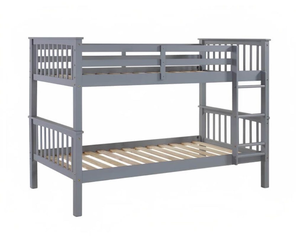 wood bunk bed