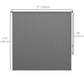 Patio Door Blinds, Outdoor Roller Shades, Cordless Roll Up Shade for Porch Gazebo, Light Grey