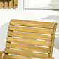 Wooden Outdoor Rocking Chair, Patio Traditional Rocking Chair, Slatted Structure Porch Rocker w/ Armrest for Both Outdoor and Indoor, Light Brown