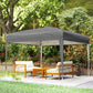 10 x 10ft Folding Pop Up Tent Outdoor Gazebo Canopy with Carrying Bag, Grey