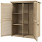Wooden Garden Shed, Outdoor Storage Shed with Waterproof Asphalt Roof, Shelves, Natural