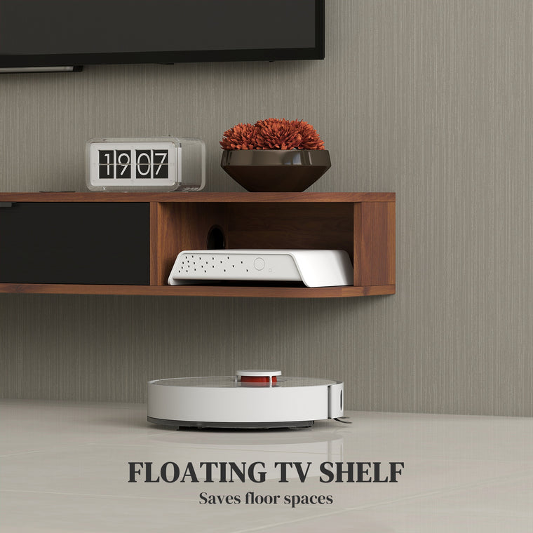47" Floating TV Stand with Flip Drawer