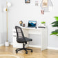 Modern Computer Desk, Home Office Desk for Study, Writing Workstation with Storage Drawer and Cabinet for Living Room, White