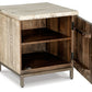 Laddford - Accent Cabinet - Shelf - Whitewash