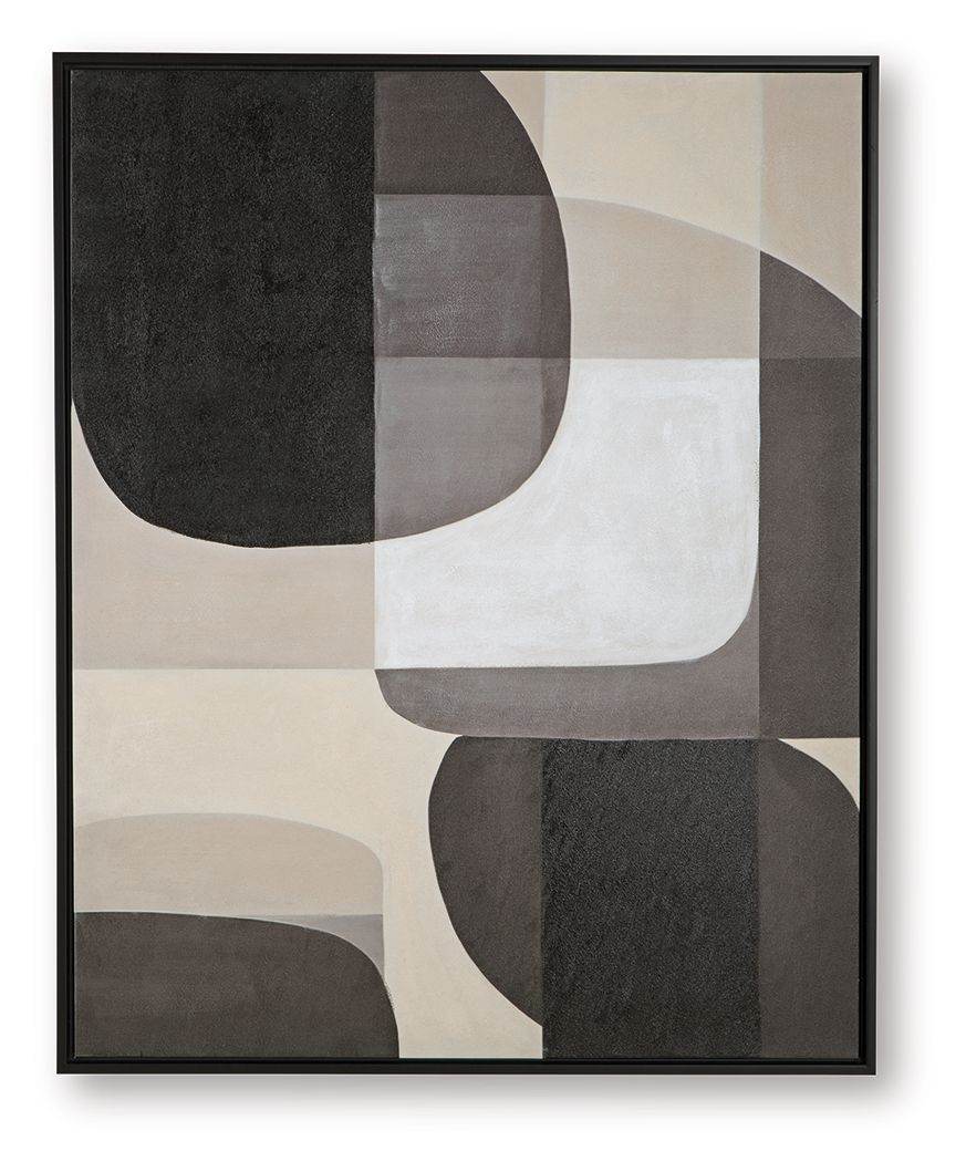 Kesleigh - Black / White - Wall Art - Forward Furniture