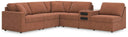 6 Pc. Sectional With Audio Console