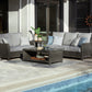 Elite Park - Gray - 4 Pc. - Lounge Set