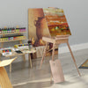 Folding Wood French Artists Easel Set Portable Art Painters Tripod Sketch Craft