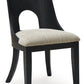 Rowanbeck - Gray / Black - Dining Upholstered Side Chair (Set of 2)