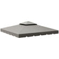 10' x 10' Gazebo Replacement Canopy, Gazebo Top Cover with Double Vented Roof for Garden Patio Outdoor TOP ONLY, Grey