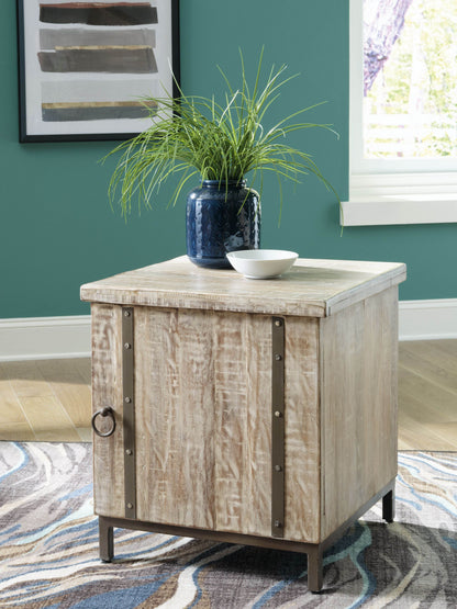 Laddford - Whitewash - Accent Cabinet - Shelf - Forward Furniture
