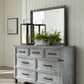 Russelyn - Gray - Dresser, Mirror