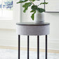 Sethlen - Gray / Black - Accent Table