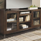 Starmore - Brown - XL TV Stand W/Fireplace Option