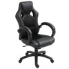 Racing Gaming Chair with Padded Headrest - Black