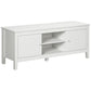 47.2" TV Stand with Storage Cupboards - White