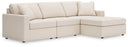 3 Pc. Sectional With Raf Corner Chaise