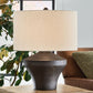 Dolanham - Metal Table Lamp - Distressed Brown