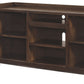 Starmore - Brown - XL TV Stand W/Fireplace Option