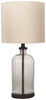 Bandile - Glass Table Lamp  - Clear / Bronze Finish