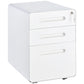 Lockable File Cabinet, Steel Filing Cabinet on Wheels for Legal, A4, Letter Size, Home Office