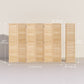 5.6 Ft. Tall 6-Panel Room Divider, Pegboard Panel Freestanding Folding Privacy Screen Panels, Partition Wall Divider for Indoor Bedroom Office, Natural