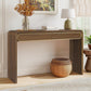 Narrow Entryway Accent Table with Storage Drawers, Wood Console Table Ideal for Living Room, Hallway, 47'' L x 15'' W x 30'' H, Brown