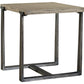 Dalenville - Gray - Rectangular End Table