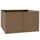 Gazebo Curtains, 10' x 12' Universal Replacement Privacy Curtain, 4-Panels Sidewall with Hooks/C-Rings, Brown