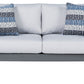 Amora - Charcoal Gray - Loveseat W/Cushion