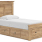Makidern - Panel Storage Bed