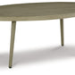 Swiss Valley - Beige - Oval Cocktail Table