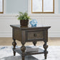 Veramond - Dark Brown - Square End Table