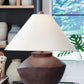 Honsworth - Antique Brown - Poly Table Lamp - Forward Furniture