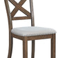 Moriville - Beige - Dining Uph Side Chair (Set of 2)