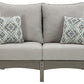 Visola - Gray - Loveseat W/Cushion