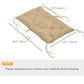 Set of 2 Garden Chair Cushions Seat Pad with Backrest for Sunbeds, Rocking Chairs, Loungers, Outdoor & Indoor Use