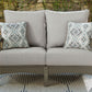 Visola - Gray - Loveseat W/Cushion