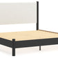 Cadmori - Upholstered Panel Bed