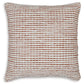 Nashlin - Pillow (Set of 4) - White / Rust