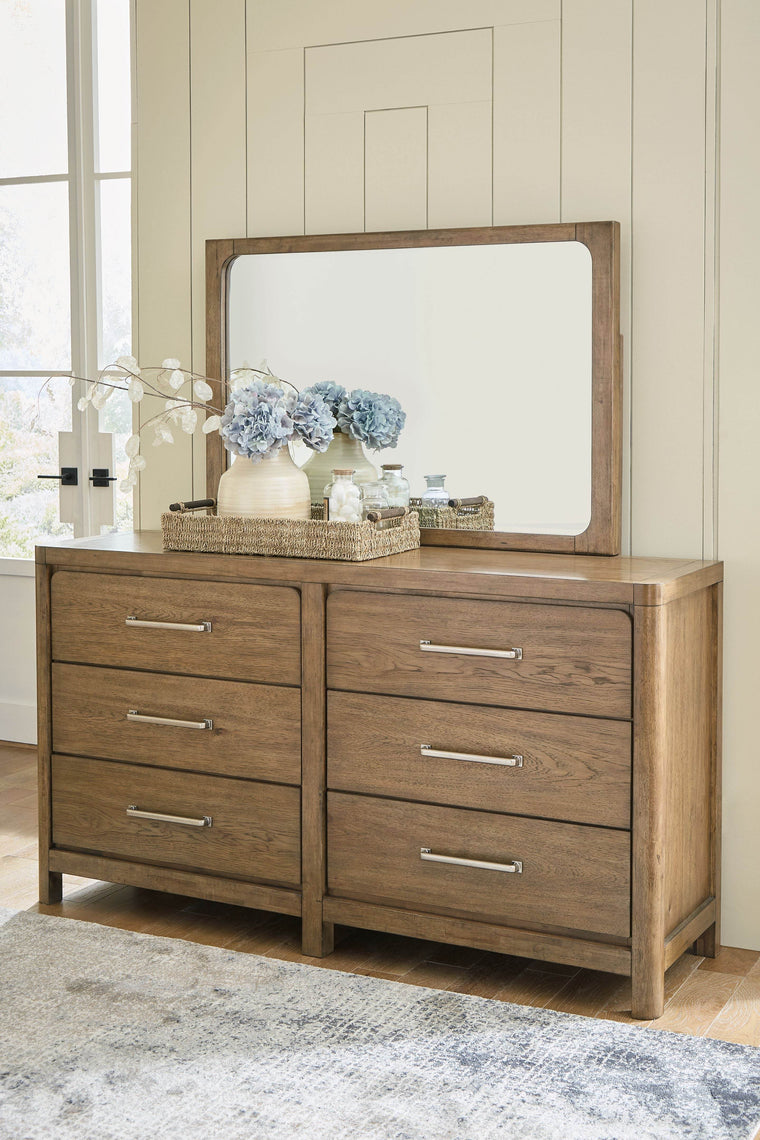 Cabalynn - Light Brown - Dresser And Mirror - Forward Furniture