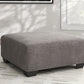 Clarington - Oversized Accent Ottoman - Greystone