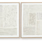 Andorfield - Wall Art Set (Set of 2) - Beige / Black / White
