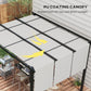 Metal Pergola, Outdoor Pergola with Retractable Canopy, for Garden, Patio, Backyard, Deck